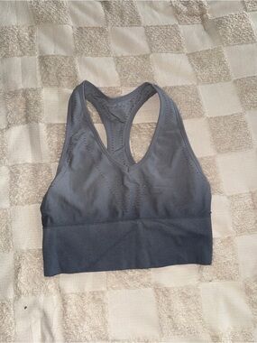 Balance Collection Seamless Racerback Sports Bra - Charcoal M‎